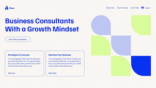 All website templates - Business Consultant